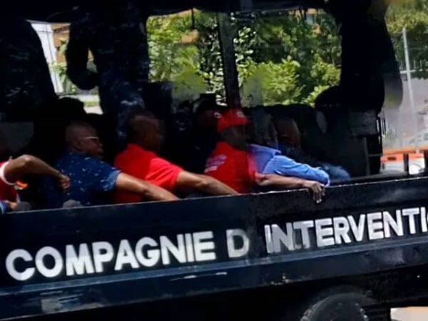 Striking teachers in Cote d'Ivoire