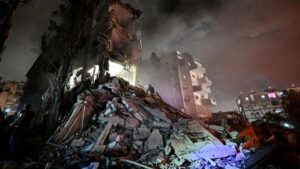 Buildings destroyed in Iran by US bombing