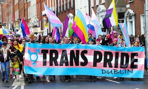 Trans pride in Dublin