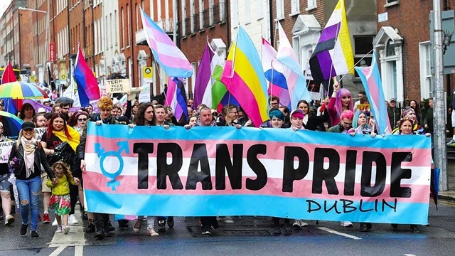 Trans pride in Dublin