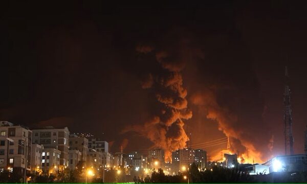 Fires blaze in Tehran