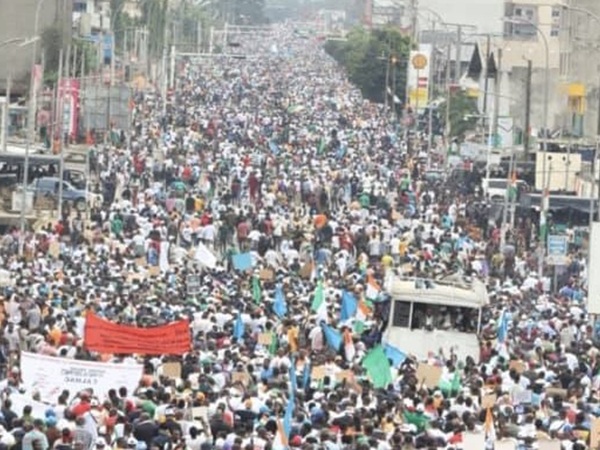 Mass protests in pre-election period in Cote d'Ivoire