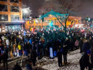 Anti-ICE protest in Minnesota