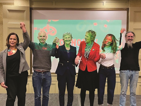 Irish left figures with Connelly