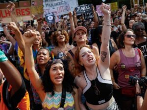 Women's protest in Brazil